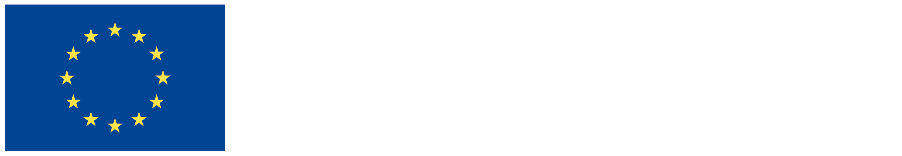 union europea feader color fondo azul lema lateral