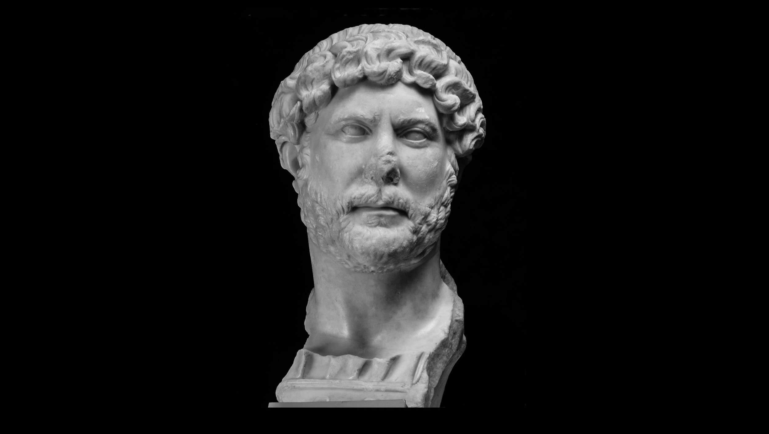 Retrato del emperador Adriano / Villa romana de los Torrejones / Siglo II d.C.